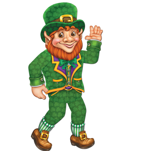 Jointed Leprechaun – 33" – (1/Pkg) by Beistle for St. Patricks Printed One Side