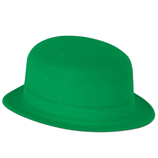 Green Velour Derby by Beistle for St. Patricks Velour