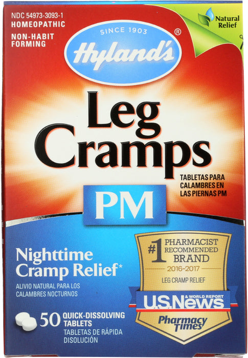 HYLAND'S: Leg Cramps PM, 50 Tablets