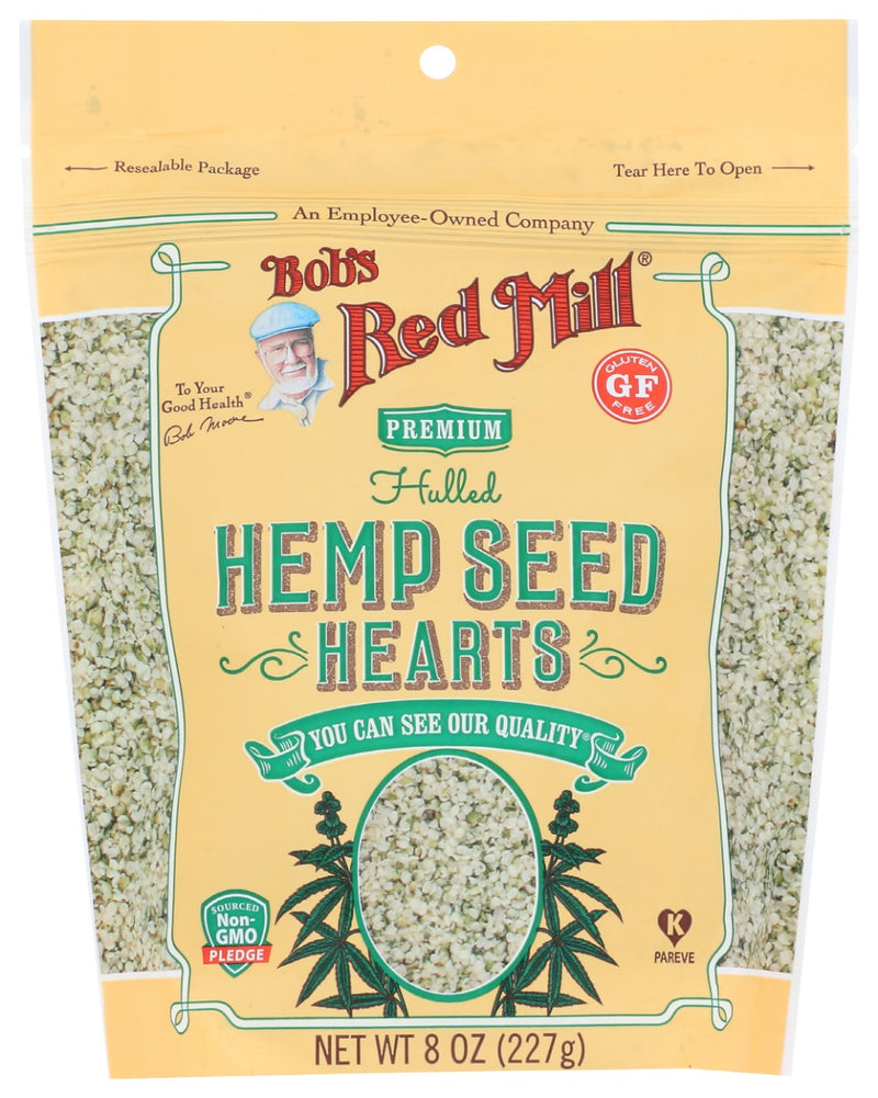 Hulled Hemp Seed Hearts are gorgeous green- and cream-colored seeds with a mild nutty flavor and a wealth of nutrition! Add to smoothies, shakes, hot cereals, salads, yogurts, baked goods, and even ice cream to help keep you satisfied and boost your nutritional intake. Because they are handled in our dedicated gluten free facility, you can trust your nutty flavored seeds are gluten free!