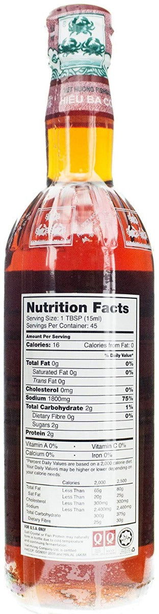 3 CRAB: Fish Sauce, 24 oz - No Brand For Less