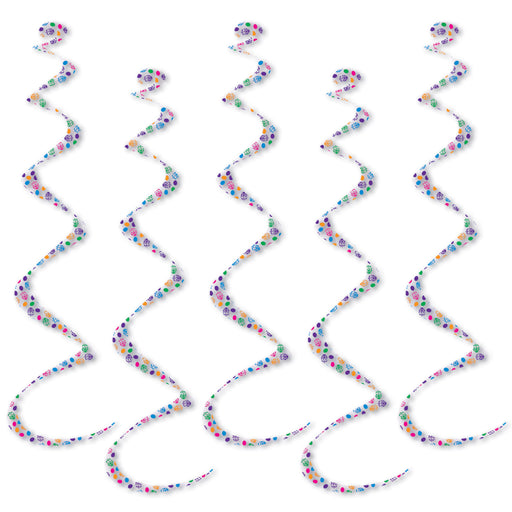 Printed Easter Egg Twirly Whirlys – 24" – (5/Pkg) by Beistle for Easter Whirls