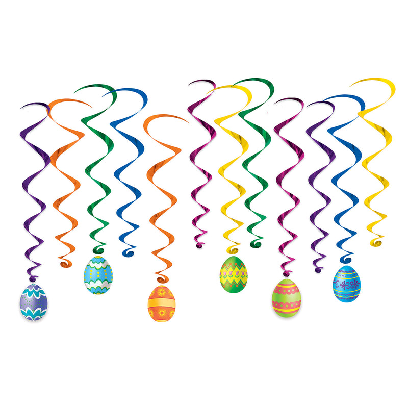 Easter Egg Whirls – 17½"-33" – (12/Pkg)