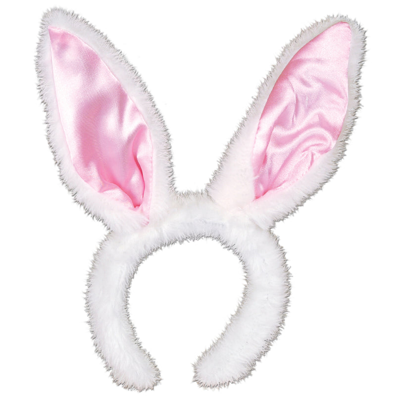Plush Satin Bunny Ears – (1/Card)