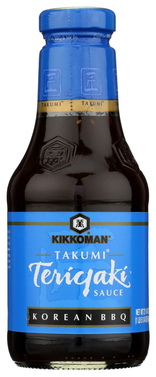 Kikkoman Takumi Korean BBQ is crafted with a perfect balance of soy sauce, ginger, garlic and sesame oil, plus apples and pears for an authentic taste. The apples and pears tenderizer creates a savory-sweet melt in your mouth meat. This versatile sauce can transform any dish. Use Takumi Korean BBQ as a glaze, sauce, or dip with your favorite meat or vegetables.