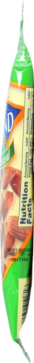 BLUE DIAMOND: Whole Natural Almond Tube, 1.5 oz