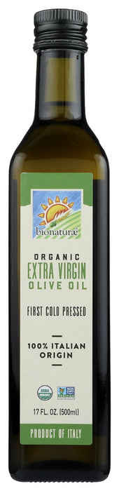BIONATURAE: Organic Extra Virgin Olive Oil, 17 oz
