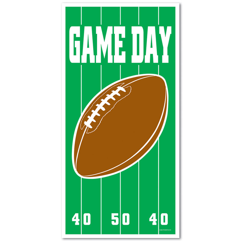 Game Day Football Door Cover – 5' x 30" – (1/Pkg) by Beistle for Football Door Covers
