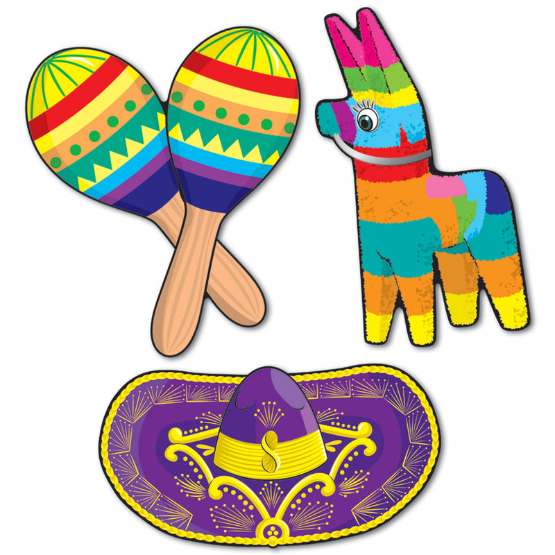 Fiesta Cutouts – 17½" – (3/Pkg)