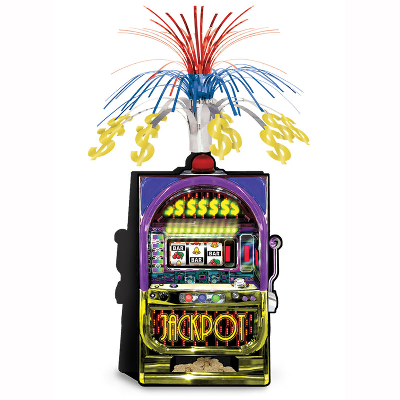 Slot Machine Centerpiece – 15" – (1/Pkg)