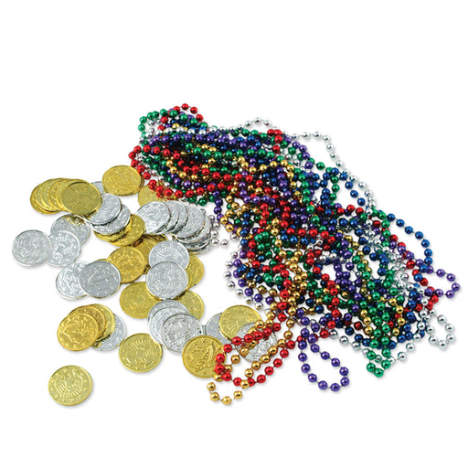 Treasure Loot – (62/Pkg) by Beistle for Pirate Plastic Coins/Favors