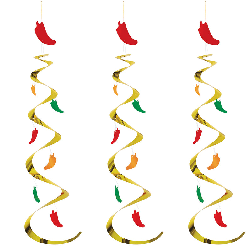 Chili Pepper Whirls – 30" – (3/Pkg)