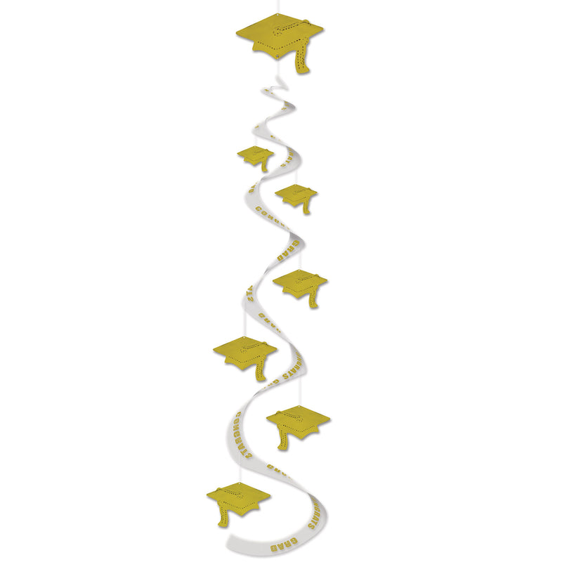 Printed Grad Cap Whirls – 30" – (3/Pkg)