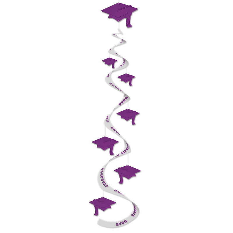 Printed Grad Cap Whirls – 30" – (3/Pkg)