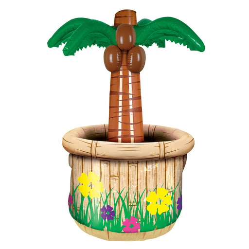 Inflatable Palm Tree Cooler – 18"W x 28"H – (1/Pkg) by Beistle for Luau Inflatables