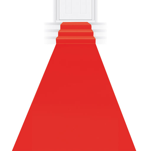Red Carpet Runner – 24" x 15' – (1/Pkg) by Beistle for Awards Night Aisle Runner