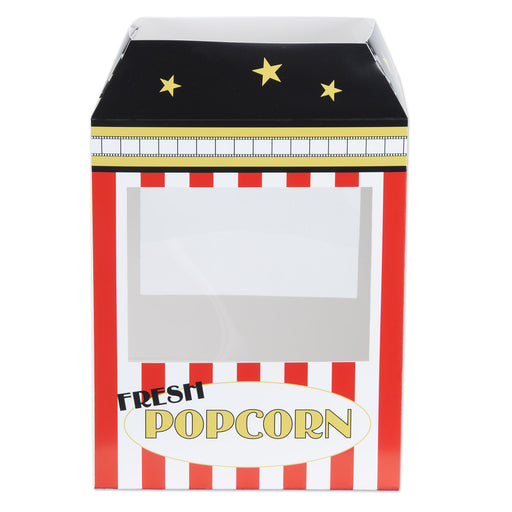 3-D Popcorn Machine Centerpiece – 15¼" x 8¼" x 10½" – (1/Pkg) by Beistle for Awards Night 3-D