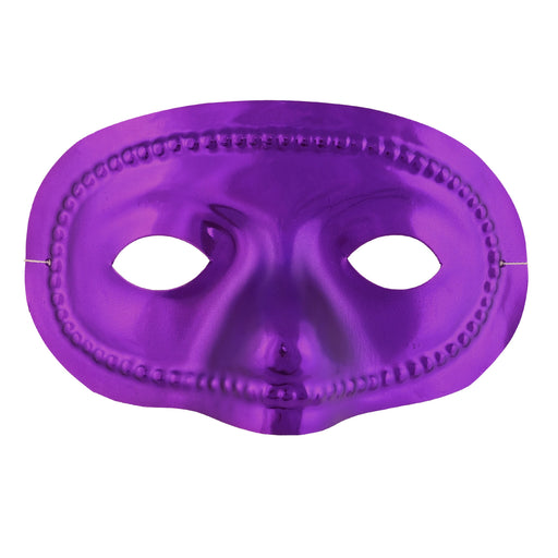 Metallic Half Mask by Beistle for General Occasion Novelty