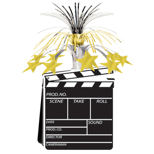 Movie Set Clapboard Centerpiece – 15" – (1/Pkg) by Beistle for Awards Night Cascades