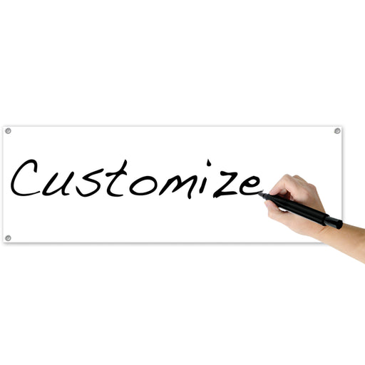 "Blank" Sign Banner – 5' x 21" – (1/Pkg) by Beistle for General Occasion All-Weather