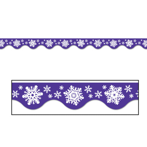 Winter Border Trim – 3' ¾" – (12/Pkg) by Beistle for Educational Border Trim