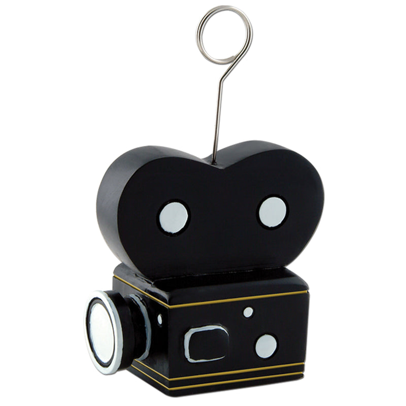 Movie Camera Photo/Balloon Holder – 6 Oz