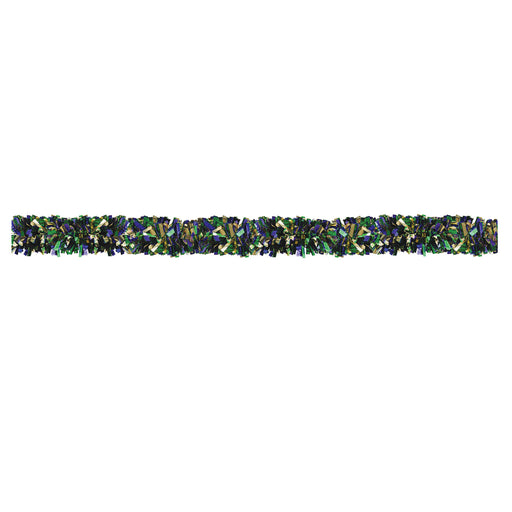 6-Ply Metallic Festooning Garland – 4" x 15' by Beistle for Mardi Gras Metallic Festooning