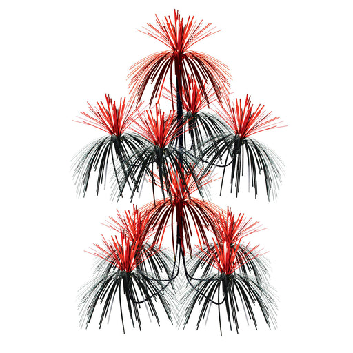 Firework Chandelier – 24" x 12" – (1/Pkg) by Beistle for Casino Metallic