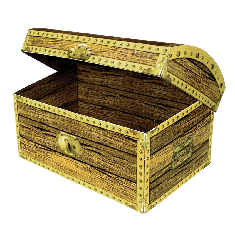 Treasure Chest Box – 11¾" x 8" – (1/Pkg) by Beistle for Pirate 3-D