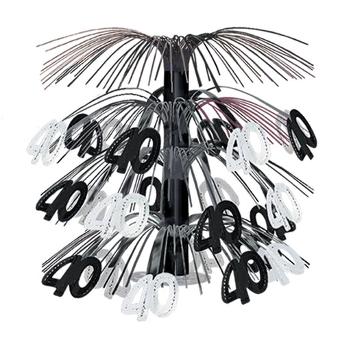 "40" Cascade Centerpiece – 18" – (1/Pkg) by Beistle for Over-The-Hill Icon Cascades
