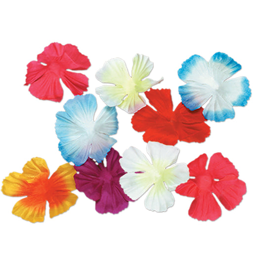 Parti-Color Silk 'N Petals – 2½" – (40/Pkg) by Beistle for Luau Silk Flower Petals