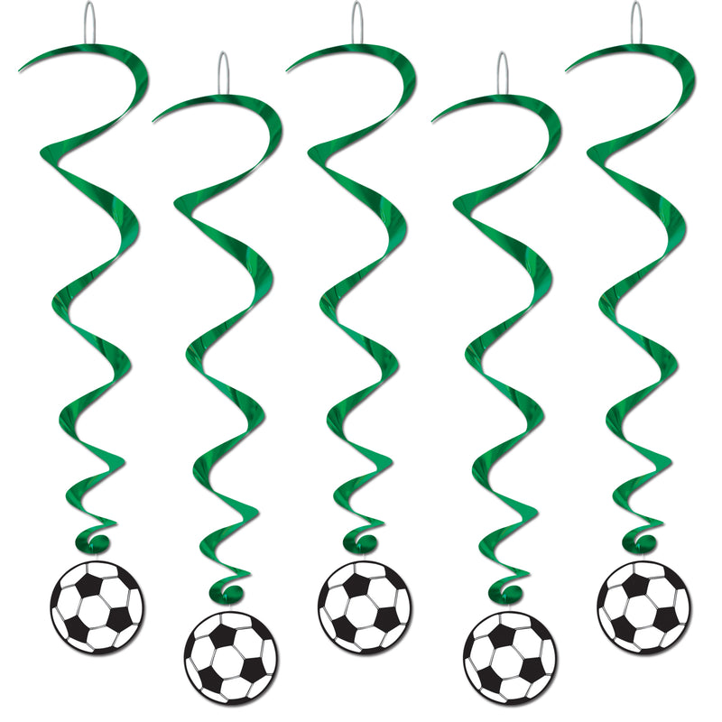 Soccer Ball Whirls – 3' 4" – (5/Pkg)