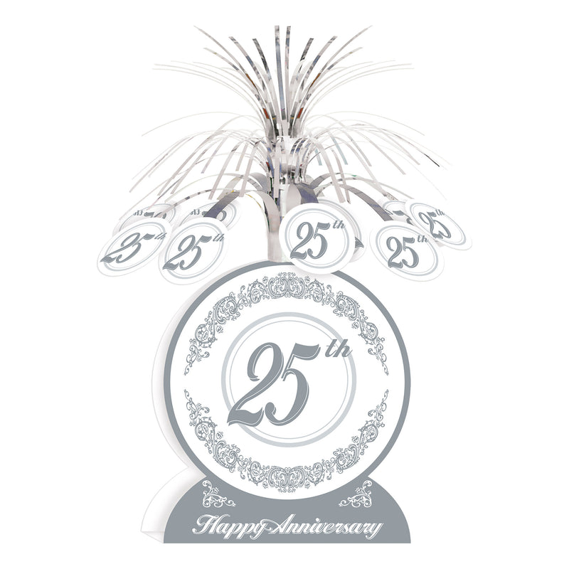 "25th" Anniversary Centerpiece – 13" – (1/Pkg)