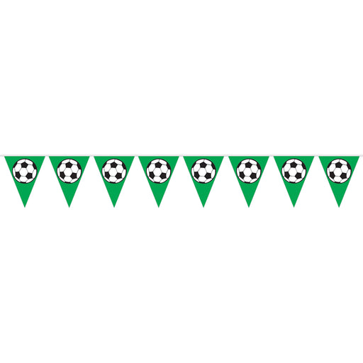 Soccer Ball Pennant Banner – 11" x 12' – (1/Pkg) by Beistle for Soccer Pennant Banners