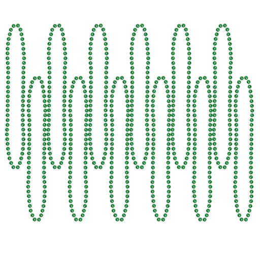 Party Beads - Small Round – 7mm x 33" – (12/Card) by Beistle for General Occasion Round Party Beads