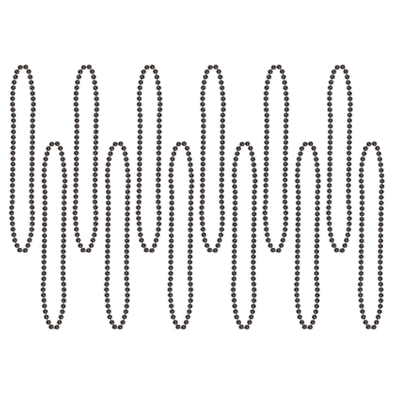 Bulk Party Beads - Small Round – 7mm x 33" by Beistle for General Occasion Round Party Beads