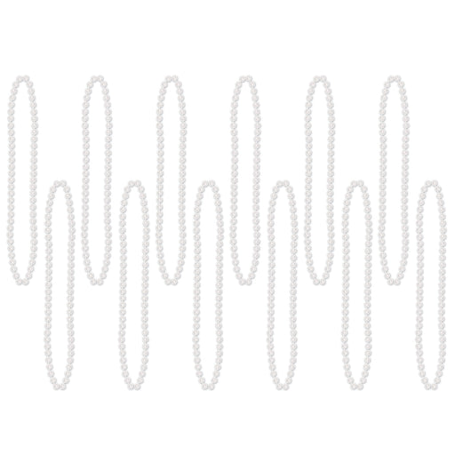 Bulk Party Beads - Small Round – 7mm x 33" by Beistle for General Occasion Round Party Beads