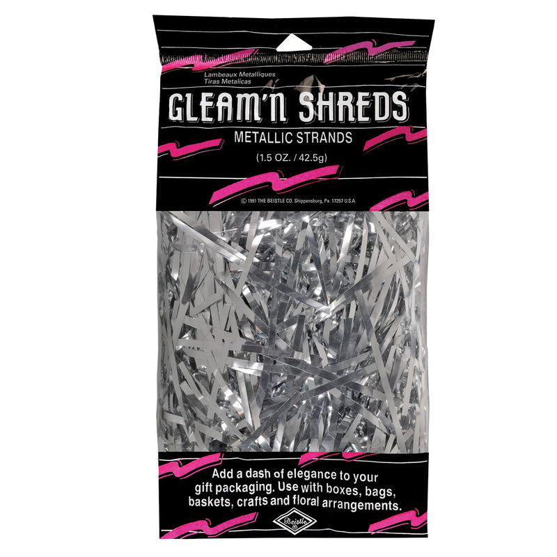 Gleam 'N Shreds Metallic Strands – (1½ Oz/Pkg) by Beistle for General Occasion Shreds and Grass