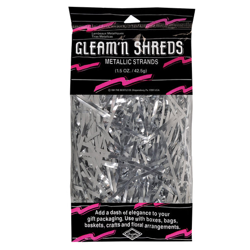 Gleam 'N Shreds Metallic Strands – (1½ Oz/Pkg) by Beistle for General Occasion Shreds and Grass