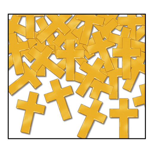 Fanci-Fetti Crosses – (1 Oz/Pkg) by Beistle for Religious Fanci-Fetti