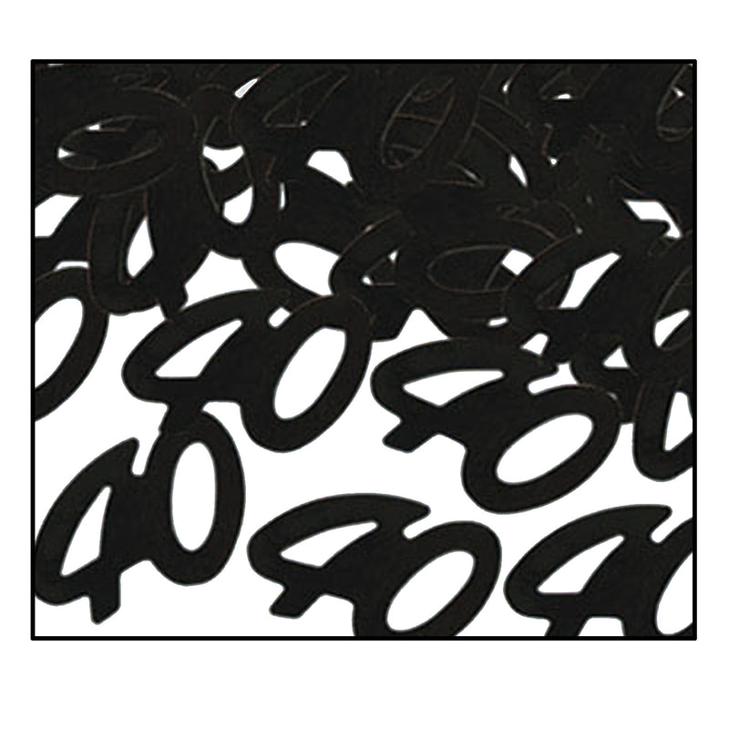 Fanci-Fetti "40" Silhouettes – (½ Oz/Pkg)