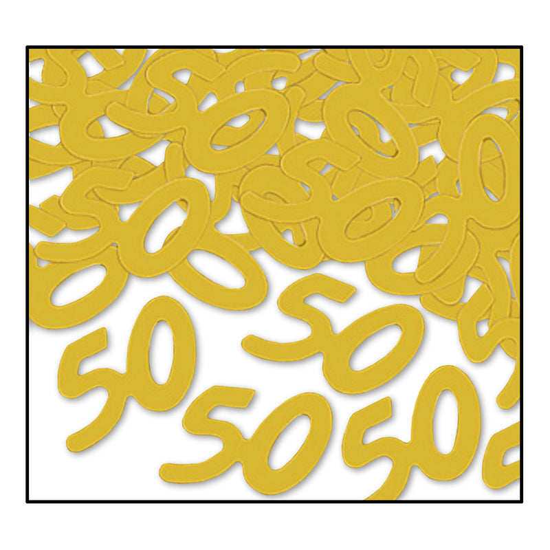 Fanci-Fetti "50" Silhouettes – (½ Oz/Pkg)