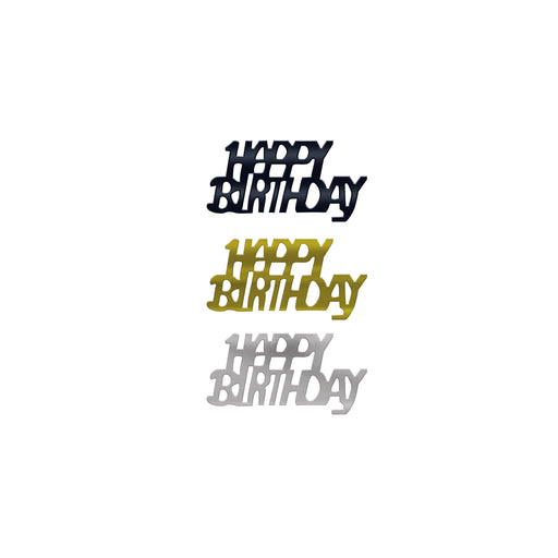 Happy Birthday Fanci-Fetti – (½ Oz/Pkg) by Beistle for Birthday Fanci-Fetti