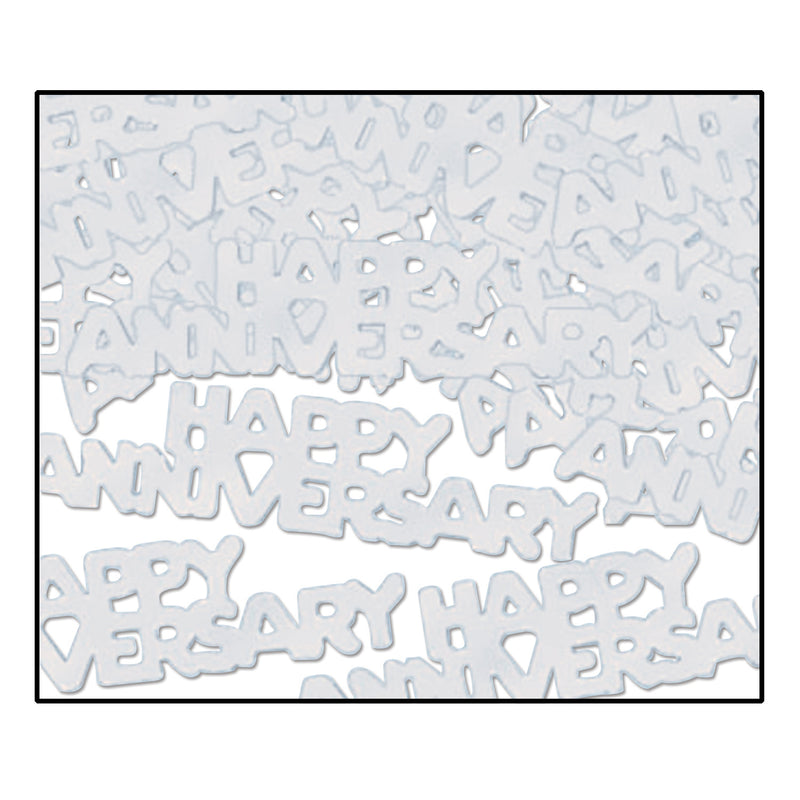 Happy Anniversary Fanci-Fetti – (½ Oz/Pkg) by Beistle for Anniversary Fanci-Fetti