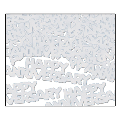 Happy Anniversary Fanci-Fetti – (½ Oz/Pkg) by Beistle for Anniversary Fanci-Fetti