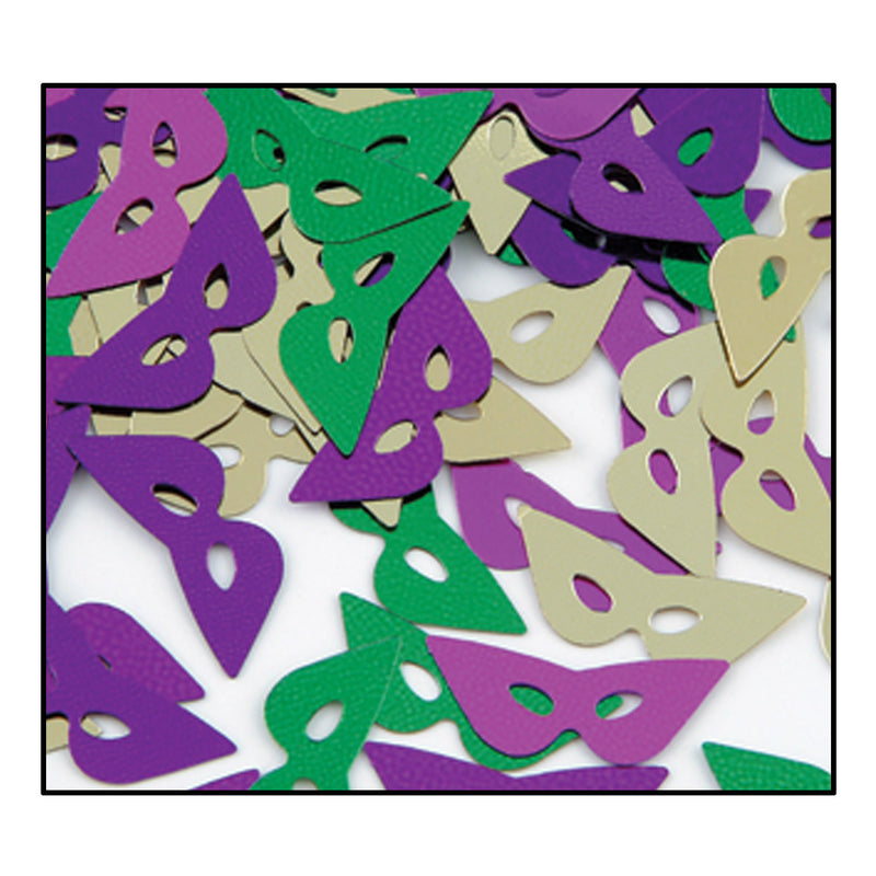 Fanci-Fetti Mardi Gras Masks – (1 Oz/Pkg)