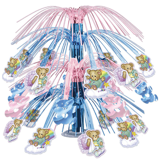 Cuddle-Time Cascade Centerpiece – 18" – (1/Pkg) by Beistle for Baby Shower Icon Cascades