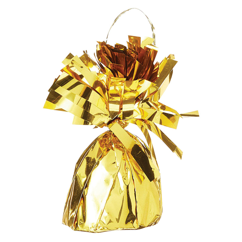 Metallic Wrapped Balloon Weight – 6 Oz by Beistle for General Occasion Balloon Weights