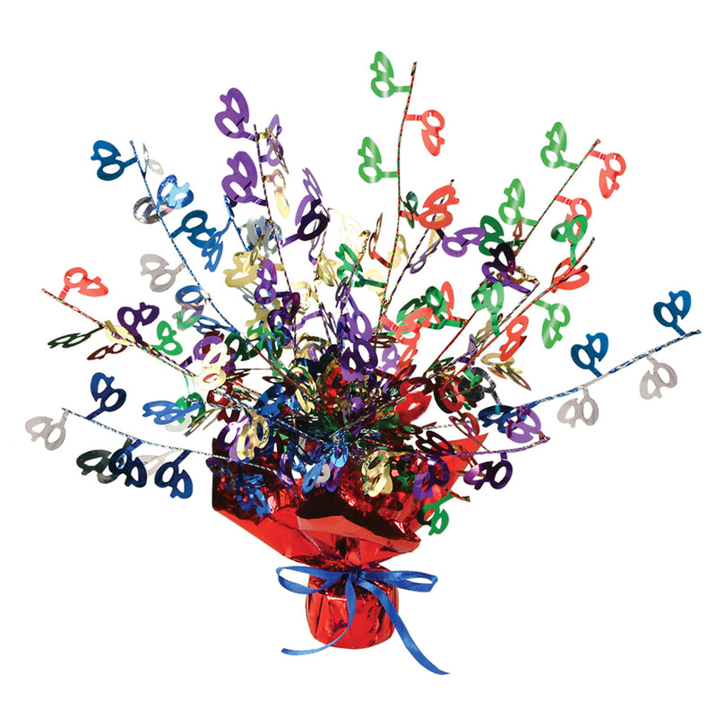 "40" Gleam 'N Burst Centerpiece – 15" – (1/Pkg) by Beistle for Birthday-Age Specific Gleam 'N Burst