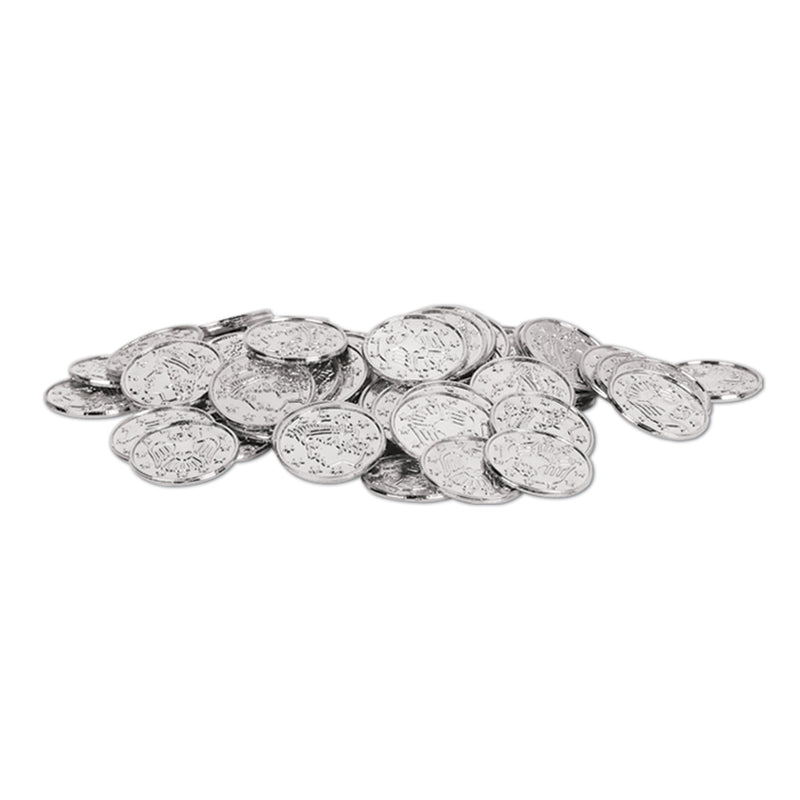 Plastic Coins – 1½" – (100/Pkg)